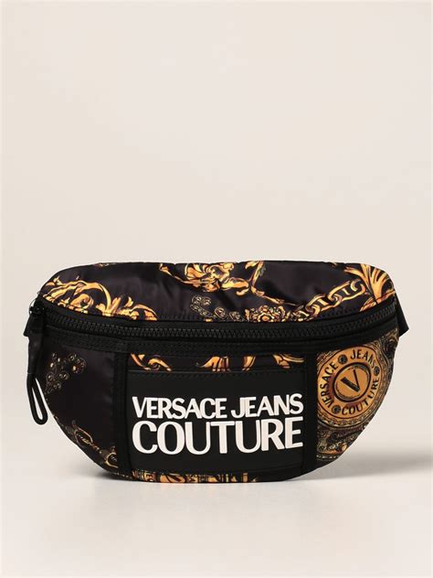 versace jeans wristlet saddle bag|Versace Jeans couture belt.